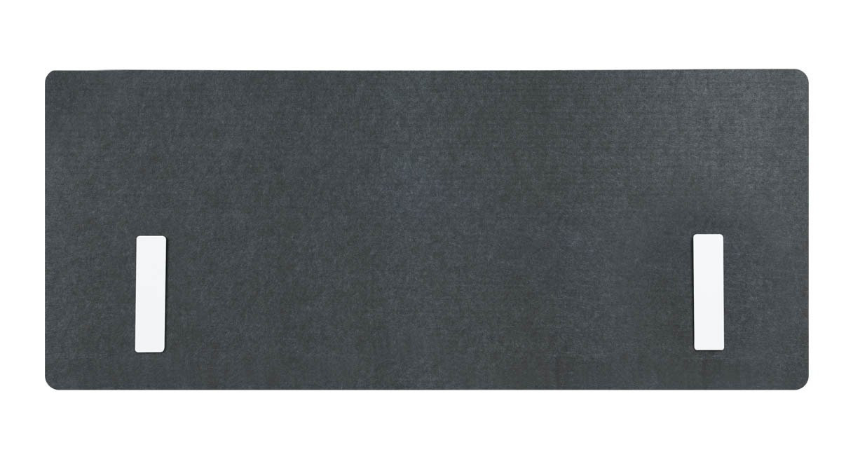 72"  - Dark Gray - White hardware