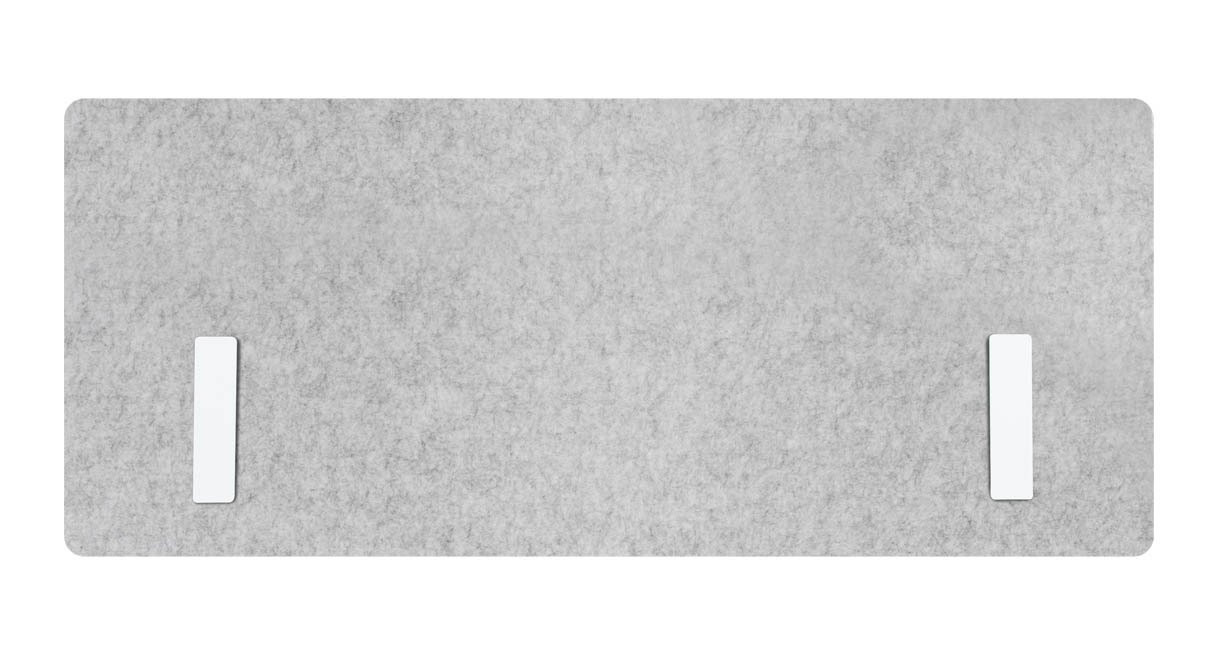 64" - HRB  - Light Gray - White hardware