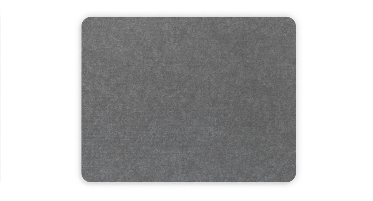One Acoustic Privacy Panel - 52" x 22"  - Dark Gray