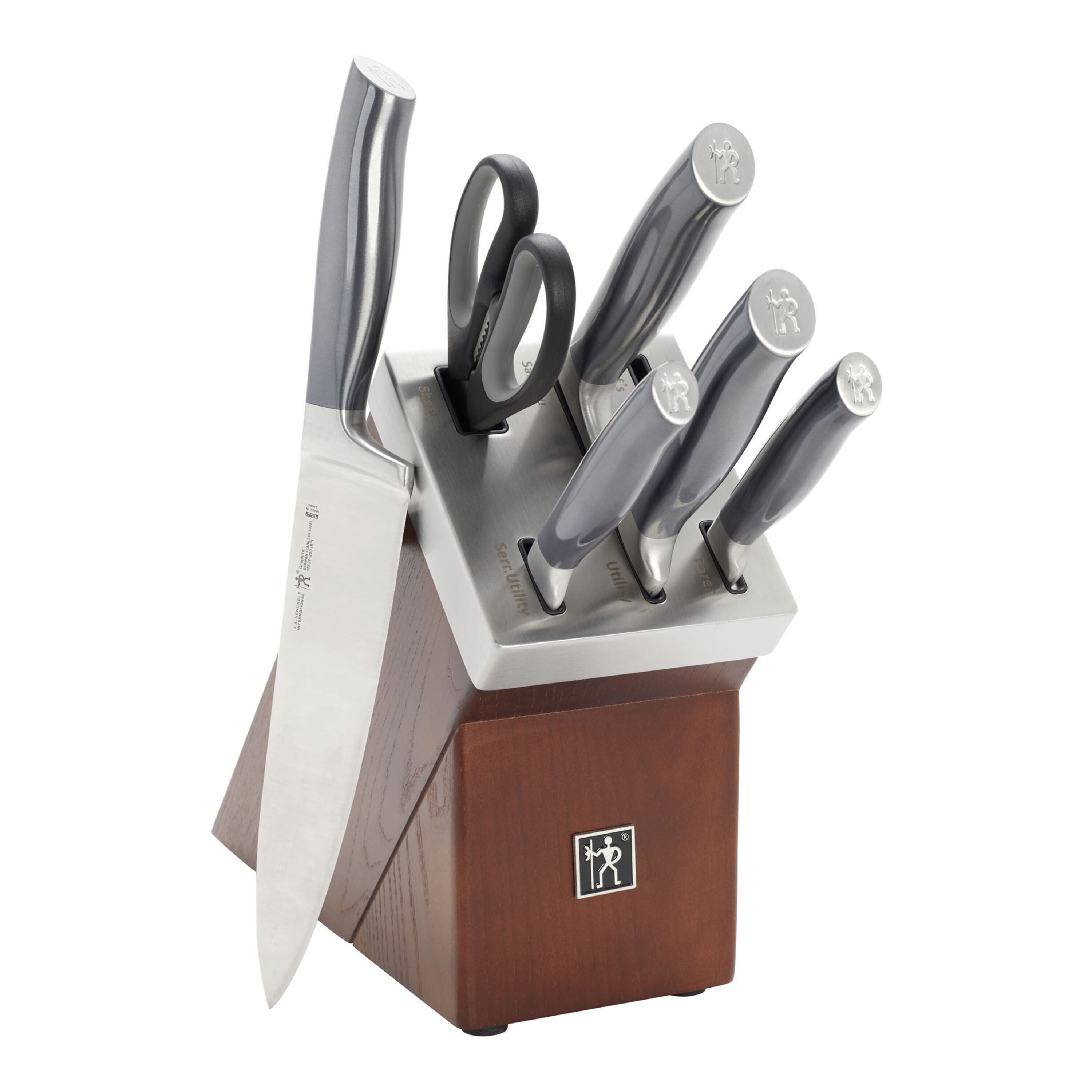 Henckels Graphite 7-pc, Self-Sharpening Knife Block Set