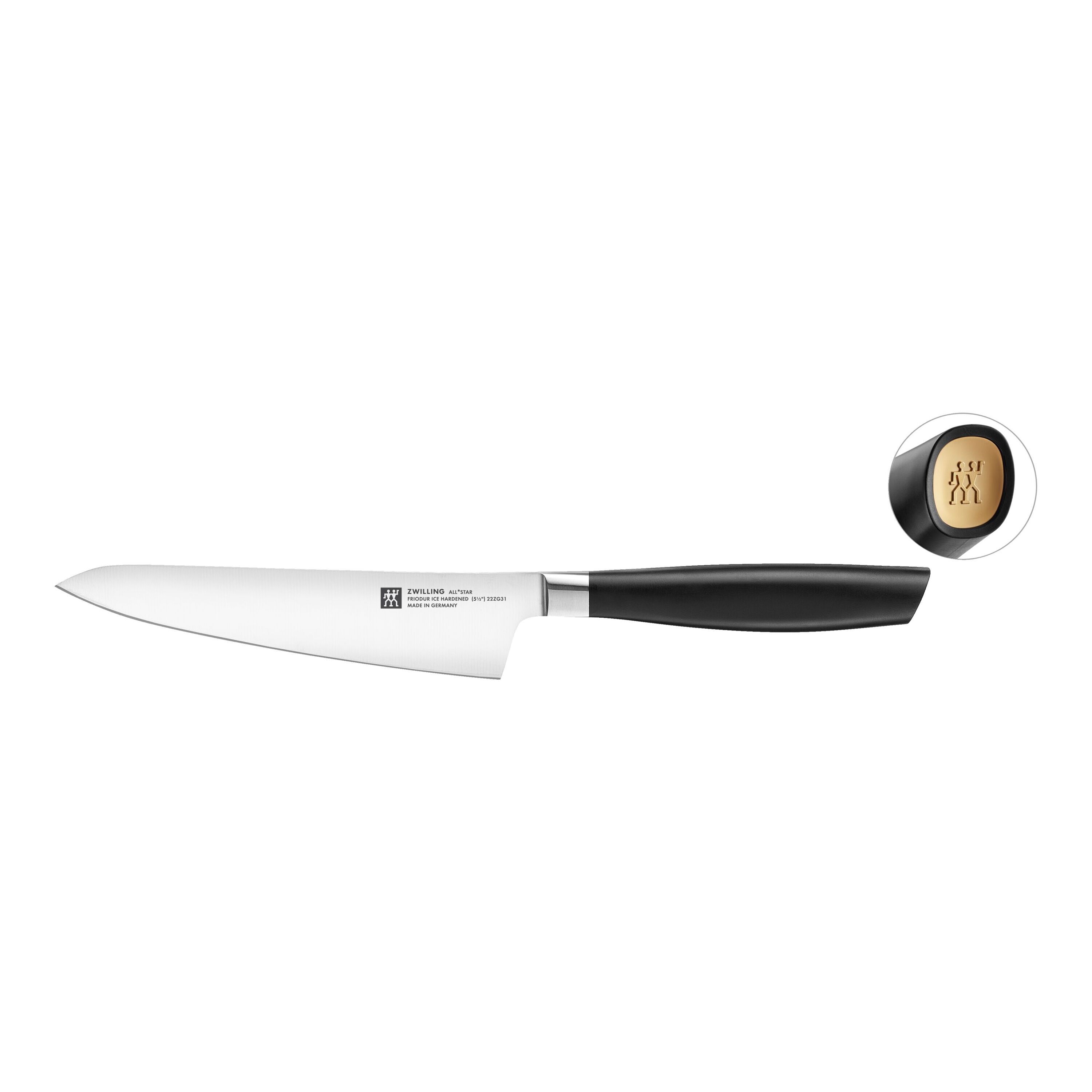 ZWILLING All * Star 5.5-inch, Chef's Knife Compact, Matte Gold