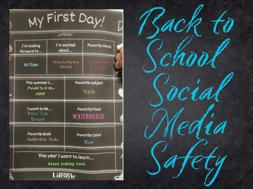 Back To School Social Media Safety