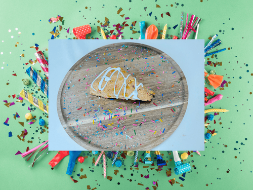 Let’s Ring in the Birth of the New Year with Birthday Cake Scones
