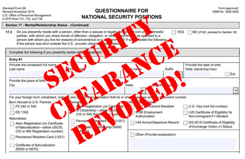 Financial Considerations for Security Clearance Holders