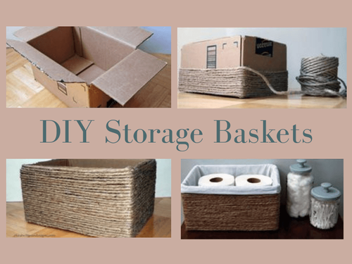 DIY Storage Baskets