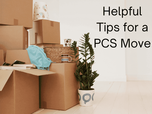 Helpful Tips for a PCS move