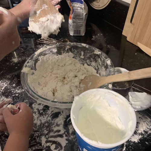 2 Ingredient Pizza Dough  (No Yeast Required)
