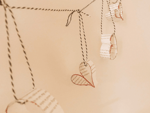 Make a Valentine’s Day Heart Garland with Me!