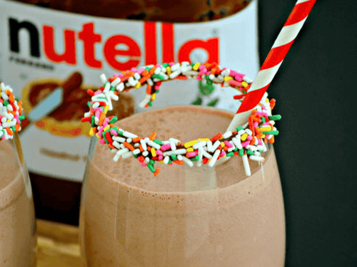 Nutella Milkshake Recipe