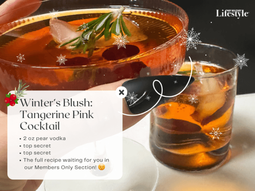 Members Only | Winter’s Blush: A Tangerine Pink Cocktail
