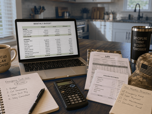 Building an Emergency Fund when you're “Part-Time” Military