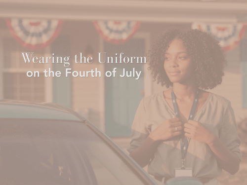 Wearing the Uniform on the Fourth of July